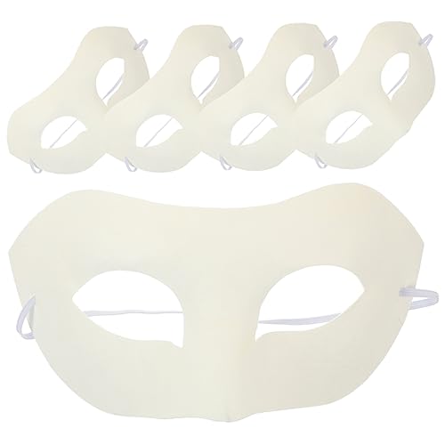 VALICLUD 5 Stück Handbemalte Maske Selber Machen Maskerade Hautpflege Staubmasken Transparent Diy-mardi-gras-masken Leere Handgemalte Masken Dekorative Masken Papier Weiß VALICLUD 5 Stück Handbemalte Maske Selber Machen Maskerade Hautpflege Staubmasken Transparent Diy-mardi-gras-masken Leere Handgemalte Masken Dekorative Masken Papier Weiß von VALICLUD