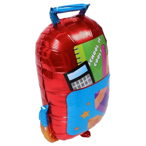 VALICLUD 5 Stück Teiliges Schulranzen Folienballons für Einschulung Dekorationen Wiederverwendbare Schnell Aufzublasende Festliche Rucksackform Ballons für Kindergarten und Klassenzimmer VALICLUD 5 Stück Teiliges Schulranzen Folienballons für Einschulung Dekorationen Wiederverwendbare Schnell Aufzublasende Festliche Rucksackform Ballons für Kindergarten und Klassenzimmer von VALICLUD