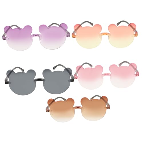 VALICLUD 5 Stück Teiliges Sonnenbrillen Uv Schutz Niedliche Cartoon Designs Farbenfrohe Partybrillen Leicht und Kompakt für Outdoor Spiel und Festivalspaß VALICLUD 5 Stück Teiliges Sonnenbrillen Uv Schutz Niedliche Cartoon Designs Farbenfrohe Partybrillen Leicht und Kompakt für Outdoor Spiel und Festivalspaß von VALICLUD