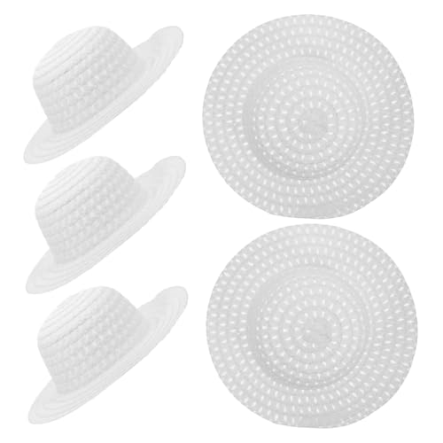 VALICLUD 5 Stück Teiliges Strohhut DIY Bastelset Weißer Leerer Sonnenhut aus Stroh Leicht Bemalbar Sicher und Robust Kreatives Malen und Dekorieren für Mädchen Jungen Bastelzubehör VALICLUD 5 Stück Teiliges Strohhut DIY Bastelset Weißer Leerer Sonnenhut aus Stroh Leicht Bemalbar Sicher und Robust Kreatives Malen und Dekorieren für Mädchen Jungen Bastelzubehör von VALICLUD