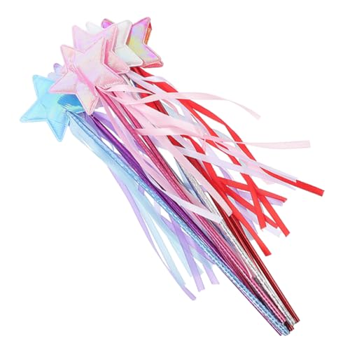 VALICLUD 5 Stück Zauberstab Requisiten Mädchen Geburtstag funkeln Bühnenperformance Feenstöcke Zauberstäbe fairy wand toys Feenhafte Partybevorzugung Hexenstab Feenstab ab Tuch VALICLUD 5 Stück Zauberstab Requisiten Mädchen Geburtstag funkeln Bühnenperformance Feenstöcke Zauberstäbe fairy wand toys Feenhafte Partybevorzugung Hexenstab Feenstab ab Tuch von VALICLUD