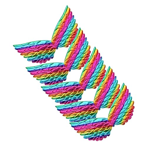 VALICLUD 5 Stück bunt Kostüm Stoff Dekorationen Einhorn halloween costume halloween kleidung halloween kostün feeflügeln Cosplay-Flügel-Requisiten filigranes Partyzubehör Polyester Colorful VALICLUD 5 Stück bunt Kostüm Stoff Dekorationen Einhorn halloween costume halloween kleidung halloween kostün feeflügeln Cosplay-Flügel-Requisiten filigranes Partyzubehör Polyester Colorful von VALICLUD
