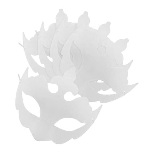 VALICLUD 5 Stück Karnevalsmasken Leere Masken Aus Papier Für Jungen Und Mädchen Erwachsene Tanzparty-dekorationen VALICLUD 5 Stück Karnevalsmasken Leere Masken Aus Papier Für Jungen Und Mädchen Erwachsene Tanzparty-dekorationen von VALICLUD