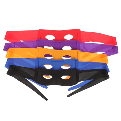 VALICLUD 5Stücke Masken Für Maskenball Halloween Halbgesichtsmaske Kostümpartys Cosplay Veranstaltungen von VALICLUD