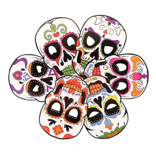 VALICLUD 6 Stk Cosplay-Maske Papiermaske Maskerade Haarmaske Halloween-Gesichtsmaske halloween masken halloweenmaske terrifier mask Halloween-Maske Schädelmaske für Halloween VALICLUD 6 Stk Cosplay-Maske Papiermaske Maskerade Haarmaske Halloween-Gesichtsmaske halloween masken halloweenmaske terrifier mask Halloween-Maske Schädelmaske für Halloween von VALICLUD