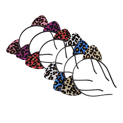 VALICLUD 6 Stück Katzenohren Stirnband Leopard Klein Geburtstag Katzenohr Kopfbedeckung Mädchen Haarschmuck Katzenohr Haarreifen Animal Print Clip Ohren Tierohren Stirnband Kopfband Party VALICLUD 6 Stück Katzenohren Stirnband Leopard Klein Geburtstag Katzenohr Kopfbedeckung Mädchen Haarschmuck Katzenohr Haarreifen Animal Print Clip Ohren Tierohren Stirnband Kopfband Party von VALICLUD