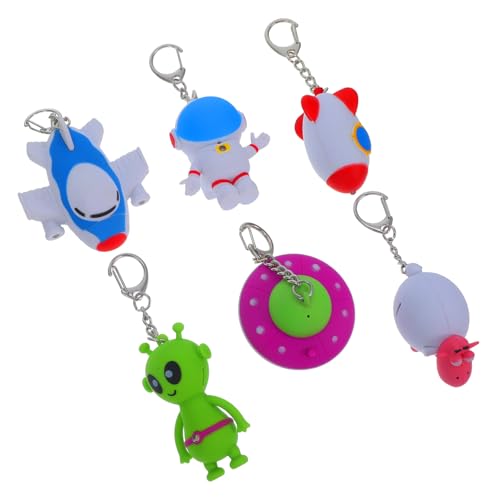 VALICLUD 6 Stück LED Tier Form Taschenlampen Schlüsselanhänger Teiliges mit Sound für Kinderwagen Anhänger Taschen und Rucksackdeko Geeignet als Pädiatrisches Pflegezubehör VALICLUD 6 Stück LED Tier Form Taschenlampen Schlüsselanhänger Teiliges mit Sound für Kinderwagen Anhänger Taschen und Rucksackdeko Geeignet als Pädiatrisches Pflegezubehör von VALICLUD