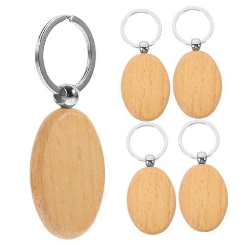 VALICLUD 6 Stück Teiliges Blanker Holz Schlüsselanhänger aus Buchenholz DIY zum Gravieren und Bemalen Stabile Holzanhänger mit Metallring zum Basteln und Personalisieren VALICLUD 6 Stück Teiliges Blanker Holz Schlüsselanhänger aus Buchenholz DIY zum Gravieren und Bemalen Stabile Holzanhänger mit Metallring zum Basteln und Personalisieren von VALICLUD