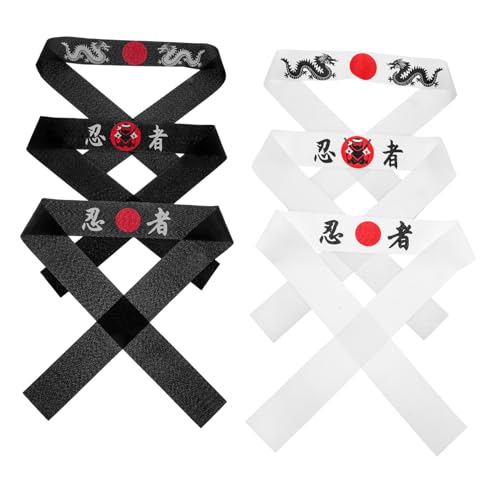 VALICLUD 6 Stück Teiliges Japanisches Karate Stirnband Set aus Weichem Samurai Inspiriert Vielseitig für Karate Taekwondo Kinderpartys und Kostümzubehör VALICLUD 6 Stück Teiliges Japanisches Karate Stirnband Set aus Weichem Samurai Inspiriert Vielseitig für Karate Taekwondo Kinderpartys und Kostümzubehör von VALICLUD
