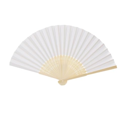 VALICLUD 6 Stück Weiße Faltbare Handfächer Blanko Chinesische Fächer zum Bemalen für DIY Malspaß Geschenk Party Zubehör VALICLUD 6 Stück Weiße Faltbare Handfächer Blanko Chinesische Fächer zum Bemalen für DIY Malspaß Geschenk Party Zubehör von VALICLUD