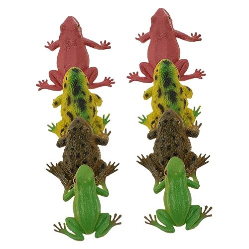 VALICLUD 8 Stück Teiliges Froschspielzeug für Lifelike Froschfiguren mit Sound Lustige und Kreative Dekoration für Zuhause und Kinderzimmer Fördert Spiel von Jungen und Mädchen VALICLUD 8 Stück Teiliges Froschspielzeug für Lifelike Froschfiguren mit Sound Lustige und Kreative Dekoration für Zuhause und Kinderzimmer Fördert Spiel von Jungen und Mädchen von VALICLUD