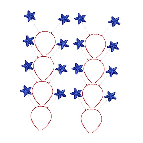 VALICLUD 8 Stück Teiliges Pailletten Haaraccessoire Fünfzackiger Stern Haarschmuck für Partys Cosplay und Besondere Anlässe Langlebig und VALICLUD 8 Stück Teiliges Pailletten Haaraccessoire Fünfzackiger Stern Haarschmuck für Partys Cosplay und Besondere Anlässe Langlebig und von VALICLUD