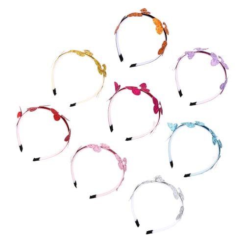 VALICLUD 8 Stück Teiliges Schmetterling Haarreif für Mädchen Glitzernde Party Haarbänder mit Rutschfestem Design Haarreifen für Party und Cosplay Leicht und Komfortabel VALICLUD 8 Stück Teiliges Schmetterling Haarreif für Mädchen Glitzernde Party Haarbänder mit Rutschfestem Design Haarreifen für Party und Cosplay Leicht und Komfortabel von VALICLUD