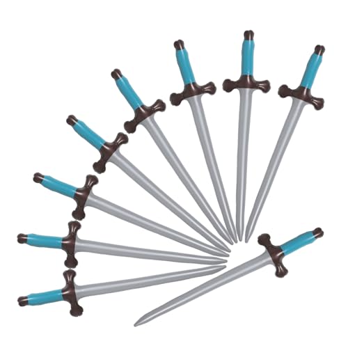 VALICLUD 9 Stück Teiliges Aufblasbares Piratenschwert PVC Material Leicht und Flexibel für Kindergeburtstage Halloween Rollenspiele und Outdoor von VALICLUD