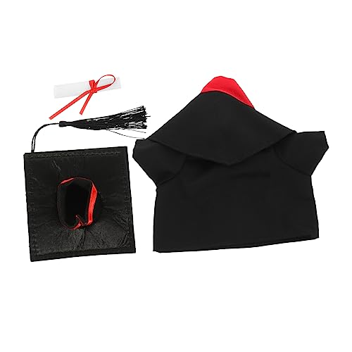 VALICLUD Abschlusskostüm für Bärenpuppe mit Doktorhut und Abschlussmantel Vielseitiges Outfit für Stofftiere und Dekorationen zur Abschlussfeier VALICLUD Abschlusskostüm für Bärenpuppe mit Doktorhut und Abschlussmantel Vielseitiges Outfit für Stofftiere und Dekorationen zur Abschlussfeier von VALICLUD