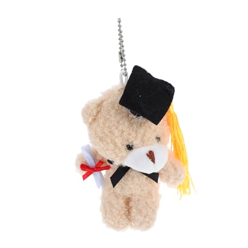 VALICLUD Abschlusssaison Dr. Bär Plüschtiere Graduation Kuscheltier mit Hut Abschlussschlüsselkettenplüsch Abschlussbär-Dekoration Abschlussbär für Schlüsselbauern Abschlusstierplüsch von VALICLUD