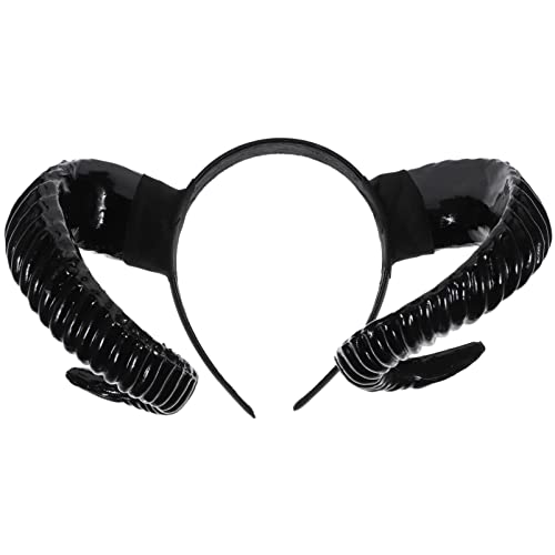 VALICLUD Artificial Sheep Horn Headband Halloween Horn Headband Cosplay Hair Performance Hair Band Accessories VALICLUD Artificial Sheep Horn Headband Halloween Horn Headband Cosplay Hair Performance Hair Band Accessories von VALICLUD