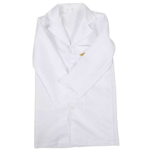 VALICLUD Arztkleidung Für Die Vorgeben Arztkostüm Für Anziehkleidung Für Kleine Mädchen Verkleiden Sich Zum Arztkostüm Für Kleinkinder Polyester Weiß von VALICLUD