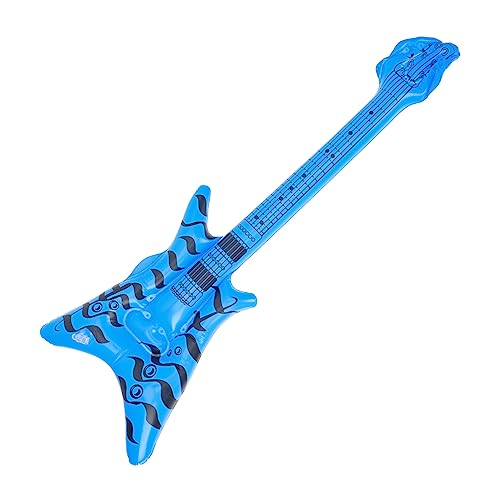 VALICLUD Aufblasbare Gitarre Dekoratives Partyinstrument für Rock Mottopartys Leicht und Tragbar Accessoire für Erwachsene Geschenkidee für Musikliebhaber von VALICLUD