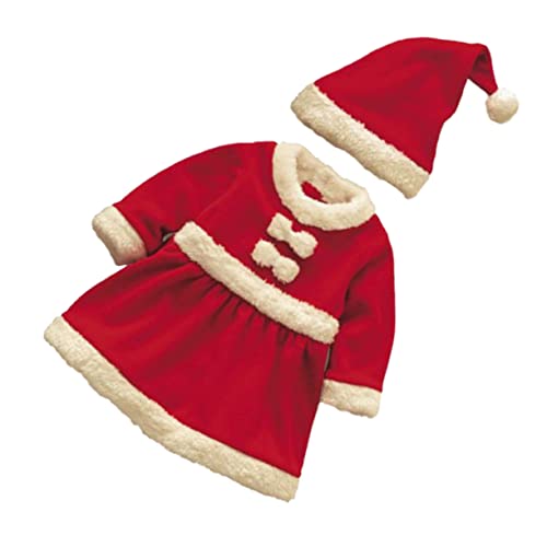 VALICLUD Baby-Weihnachtsmütze Weihnachtskostüm Kleid für Mädchen Herrenanzüge kleidung Kleider weihnachtsanzug Weihnachtsmannkostüm für Mädchen Europäisch und amerikanisch Kostüme Kind von VALICLUD