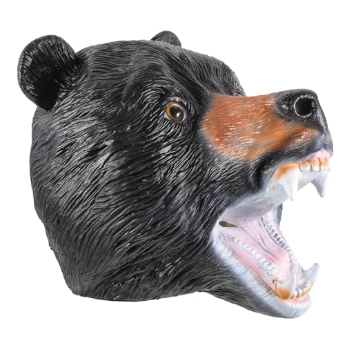 VALICLUD Bärenmaskenhaube Kostüme Bärenkopfmasken Halloween-hund Halloween Verkleiden Requisiten Masken Halloween Tragen Halloween-maske Halloween-cosplay Beängstigend Emulsion von VALICLUD