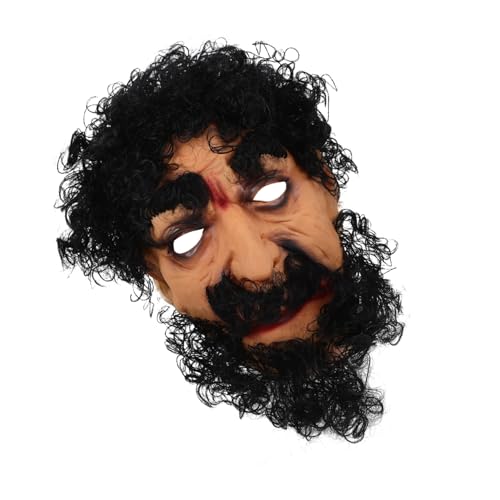 VALICLUD Bärtige Maske Halloween-Bart-Kostüm-Stütze Haarmaske Masken halloween costume halloween kleidung Halloween-Maske Halloween-Gesichtsabdeckung Cosplay-Kostüm für Erwachsene Emulsion von VALICLUD
