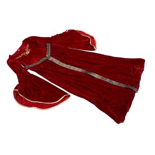 VALICLUD Ballkleid Für Mittelalterkostüm Für Mittelalterliches Kleid Langärmliges Kleid Für Mädchen Satin VALICLUD Ballkleid Für Mittelalterkostüm Für Mittelalterliches Kleid Langärmliges Kleid Für Mädchen Satin von VALICLUD