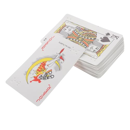 VALICLUD Braille Pokerkarten Großdruck mit Blindenschrift Prägung Spielkarten für Sehbehinderte Erwachsene Lernen und Barrierefreie Kartenspiele VALICLUD Braille Pokerkarten Großdruck mit Blindenschrift Prägung Spielkarten für Sehbehinderte Erwachsene Lernen und Barrierefreie Kartenspiele von VALICLUD