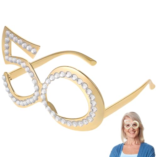 VALICLUD Brille Zum 50. Geburtstag Lustige Partybrille Zum 50. Geburtstag Für Männer Und Frauen VALICLUD Brille Zum 50. Geburtstag Lustige Partybrille Zum 50. Geburtstag Für Männer Und Frauen von VALICLUD
