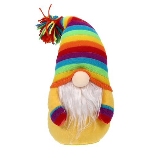 VALICLUD Bunte Gnompuppe aus Große Gelbe Farbige Gnompuppe zur Wohnraumdekoration Farbenfrohes Design Langlebiges Material Geeignet für Schreibtisch und Regal VALICLUD Bunte Gnompuppe aus Große Gelbe Farbige Gnompuppe zur Wohnraumdekoration Farbenfrohes Design Langlebiges Material Geeignet für Schreibtisch und Regal von VALICLUD