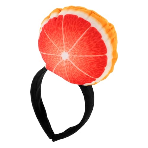 VALICLUD Cartoon Grapefruit Haarband für Lustiges Haaraccessoire Weiches Plüschmaterial Party Accessoire für Geburtstagsfeiern und Festivals Niedliches Design von VALICLUD