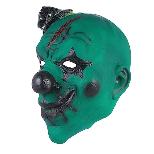 VALICLUD Clown-maske Halloween-maske Gruseliger Clown Masken Gesichts- Party Grimmig Gruseliges Halloween Erwachsene Für Halloween Kostümmaske Für Männer Green Emulsion VALICLUD Clown-maske Halloween-maske Gruseliger Clown Masken Gesichts- Party Grimmig Gruseliges Halloween Erwachsene Für Halloween Kostümmaske Für Männer Green Emulsion von VALICLUD