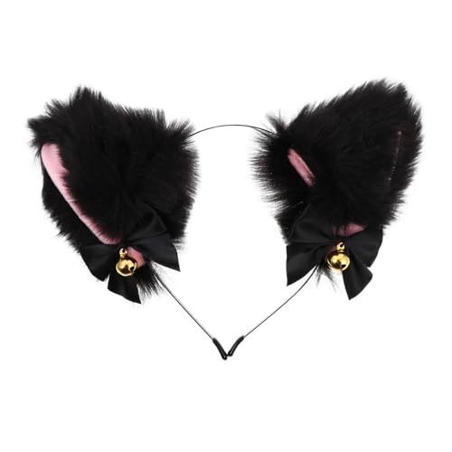 VALICLUD Cosplay Katzenohren Haarschmuck mit Glocken und Schleifen Weicher Plüsch Haarreif für Karneval Halloween Weihnachtsfeier und Maskerade Niedliches Accessoire für Damen und VALICLUD Cosplay Katzenohren Haarschmuck mit Glocken und Schleifen Weicher Plüsch Haarreif für Karneval Halloween Weihnachtsfeier und Maskerade Niedliches Accessoire für Damen und von VALICLUD