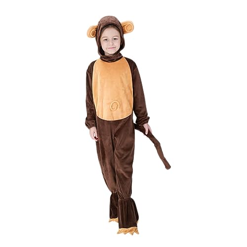 VALICLUD Cosplay -Kostüm halloween set halloween anzug dedektivset kinderkostüme baukasten halloween clothes kleidung Rollenspielkostüm für Affen-Cosplay-Outfits von VALICLUD