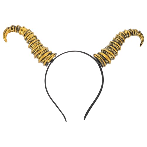 VALICLUD Cosplay-Teufels-Stirnband: Hörner-Stirnband für Halloween-Partys – Teufelshörner-Kopfbedeckung für festliche Cosplay-Rollenspiele VALICLUD Cosplay-Teufels-Stirnband: Hörner-Stirnband für Halloween-Partys – Teufelshörner-Kopfbedeckung für festliche Cosplay-Rollenspiele von VALICLUD