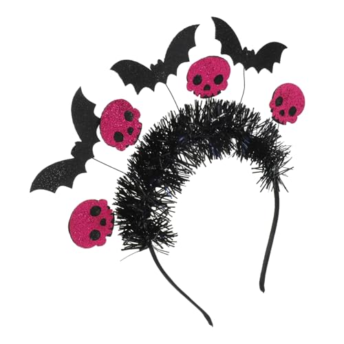 VALICLUD Cosplay-haarreifen Halloween-kostüme-stirnband Bands Halloween-schädel-stirnband Halloween-stirnbänder Für Frauen Halloween-haarband Kopfbedeckung Grüßer Rosy VALICLUD Cosplay-haarreifen Halloween-kostüme-stirnband Bands Halloween-schädel-stirnband Halloween-stirnbänder Für Frauen Halloween-haarband Kopfbedeckung Grüßer Rosy von VALICLUD