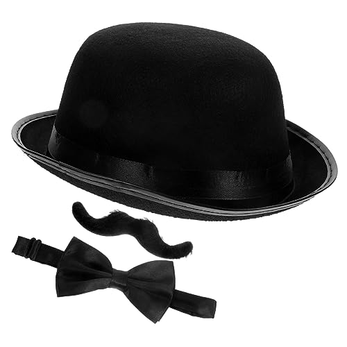 VALICLUD Detektiv Kostüm mit Hut Schnurrbart und Fliege Hochwertige Cosplay Requisiten für Rollenspiele Partys Halloween und Detektiv für Erwachsene VALICLUD Detektiv Kostüm mit Hut Schnurrbart und Fliege Hochwertige Cosplay Requisiten für Rollenspiele Partys Halloween und Detektiv für Erwachsene von VALICLUD