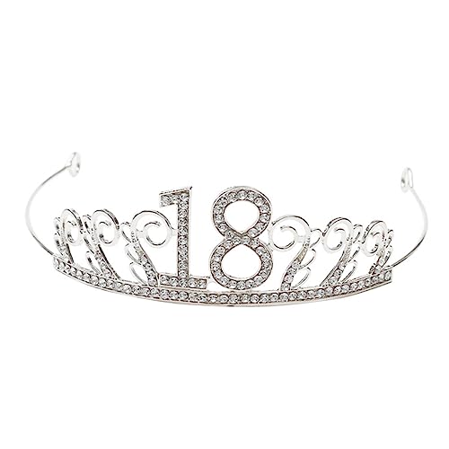 VALICLUD Digitale Krone Tiara Kronendekor Partykrone Tortenzubehör für Krone Tortenaufsatz Tortenaufsätze für Geburtstage geburtstagstorte dekoration Mini-Tiara-Krone Silber VALICLUD Digitale Krone Tiara Kronendekor Partykrone Tortenzubehör für Krone Tortenaufsatz Tortenaufsätze für Geburtstage geburtstagstorte dekoration Mini-Tiara-Krone Silber von VALICLUD