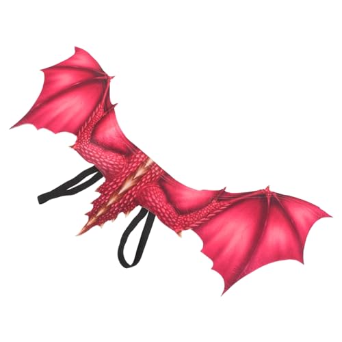 VALICLUD Drachenflügel aus Vliesstoff Cosplay Erwachsene Festival thematisiert Rave halloween dekoration Halloween Party Halloween-Attacken Kostümflügel Halloween-Kunden Party-Requisite rot VALICLUD Drachenflügel aus Vliesstoff Cosplay Erwachsene Festival thematisiert Rave halloween dekoration Halloween Party Halloween-Attacken Kostümflügel Halloween-Kunden Party-Requisite rot von VALICLUD
