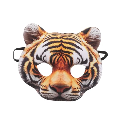 VALICLUD EVA Halbgesichts tigermaske für Cosplay Tiermaskerade Party Halloween Karneval Leicht Atmungsaktiv Festlich VALICLUD EVA Halbgesichts tigermaske für Cosplay Tiermaskerade Party Halloween Karneval Leicht Atmungsaktiv Festlich von VALICLUD