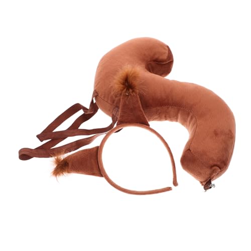 VALICLUD Eichhörnchen Kostüm Verstellbares Haarreif und Tierkostüm Party Zubehör für Erwachsene und Plüsch Tierverkleidung für Karneval und Cosplay VALICLUD Eichhörnchen Kostüm Verstellbares Haarreif und Tierkostüm Party Zubehör für Erwachsene und Plüsch Tierverkleidung für Karneval und Cosplay von VALICLUD