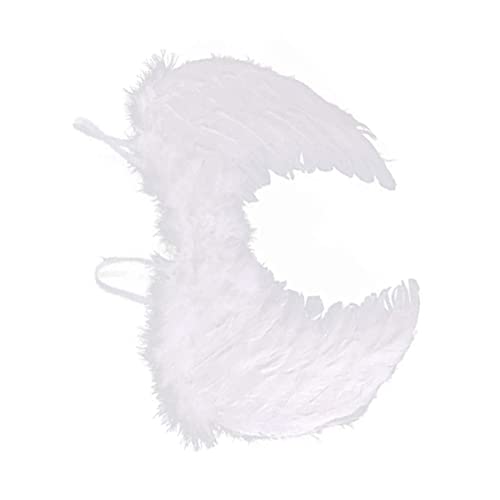 VALICLUD Engelsflügel weihnachtsdeko halloween costume party assecoires Skelettflügel Engelskostüm für Damen Rave flügelförmige Engelsverzierung Fee Cosplay-Requisite tierische Federn Weiß VALICLUD Engelsflügel weihnachtsdeko halloween costume party assecoires Skelettflügel Engelskostüm für Damen Rave flügelförmige Engelsverzierung Fee Cosplay-Requisite tierische Federn Weiß von VALICLUD
