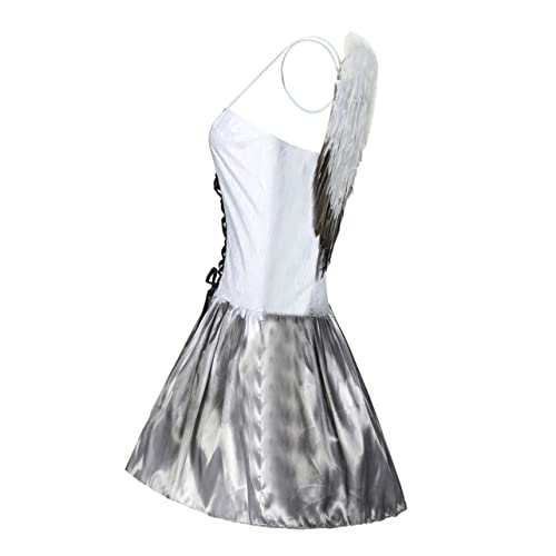 VALICLUD 1 Set Halloween Cosplay Kostü Für ädchen Teufel Engel Outfit Mit Headdress Flügeln Und Kleid Ideal Für Karneval Fasching Und Halloween Feiern VALICLUD 1 Set Halloween Cosplay Kostü Für ädchen Teufel Engel Outfit Mit Headdress Flügeln Und Kleid Ideal Für Karneval Fasching Und Halloween Feiern von VALICLUD