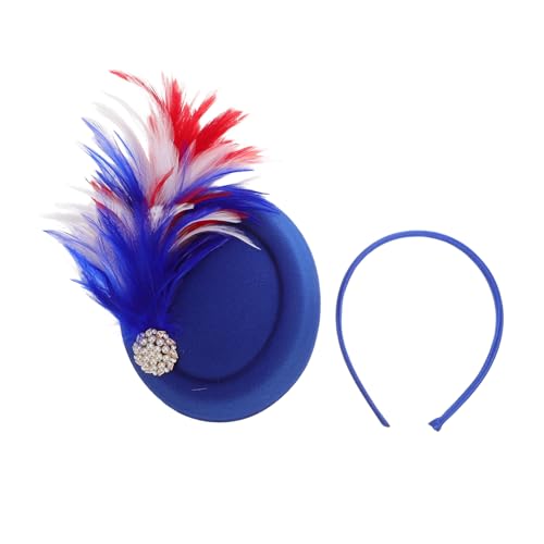 VALICLUD Fascinator Haarschmuck Damen Retro Hut mit Vintage Stil für Hochzeiten Partys Teepartys Leichter Komfortabler Haarklammer für Frauen und Mädchen VALICLUD Fascinator Haarschmuck Damen Retro Hut mit Vintage Stil für Hochzeiten Partys Teepartys Leichter Komfortabler Haarklammer für Frauen und Mädchen von VALICLUD