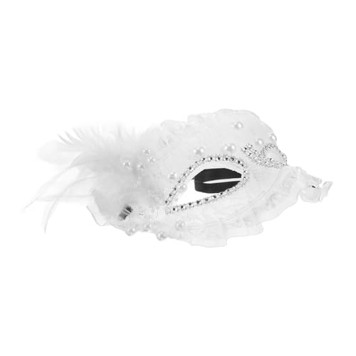 VALICLUD Feder Maske Maskerade Schwarz Kostüm Cosplay Halbe Maskerade Gefiedert Für Halloween Frauen Maskieren Halloween Augenmaske Maskerade-masken Für Frauen Maskerademaske Weiß Spitze VALICLUD Feder Maske Maskerade Schwarz Kostüm Cosplay Halbe Maskerade Gefiedert Für Halloween Frauen Maskieren Halloween Augenmaske Maskerade-masken Für Frauen Maskerademaske Weiß Spitze von VALICLUD