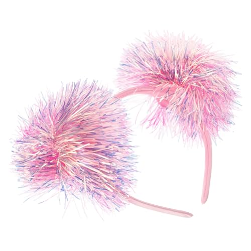 VALICLUD Festliches Kinder Stirnband mit Bommel Boppers Haarband für Karneval Geburtstagsfeiern Cosplay und Mehr Süßes Haarschmuck für Mädchen von VALICLUD