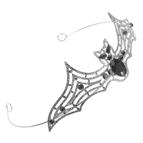 VALICLUD Fledermaus Stirnband Party Gefälligkeiten Dekorative Halloween-stirnbänder Kronen Stirnband Haarschmuck Für Damen Passender Haarschmuck Kronen Haarreifen Schwarz Zinklegierung von VALICLUD