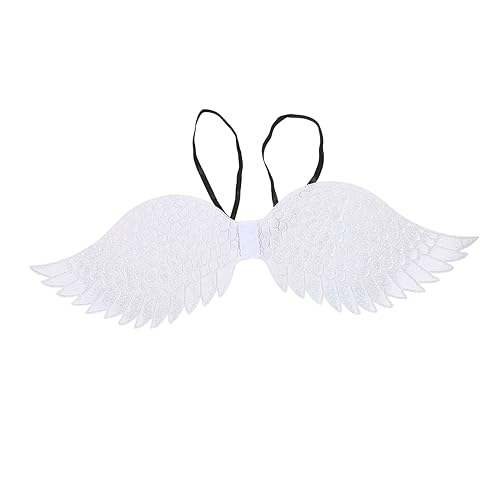 VALICLUD Flügel verkleiden Requisiten Flügel erwachsen Märchenkostüm für Erwachsene halloween costume halloween kleidung toy Maskeraden-Flügel- Halloween-Partys liefern Stoff Silver von VALICLUD