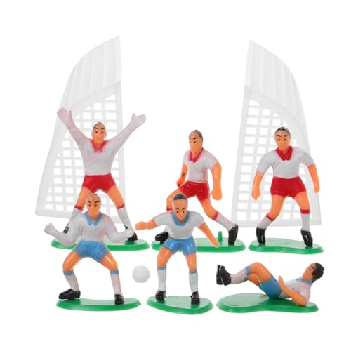 VALICLUD Fußball Torten Deko Teiliges PVC Fußballteam Cake Topper mit Mini Fußballspielern Wiederverwendbar Vielseitig für Geburtstagsparty und Sportveranstaltungen Detailreiche Fußball VALICLUD Fußball Torten Deko Teiliges PVC Fußballteam Cake Topper mit Mini Fußballspielern Wiederverwendbar Vielseitig für Geburtstagsparty und Sportveranstaltungen Detailreiche Fußball von VALICLUD