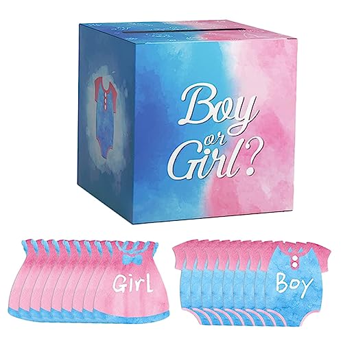 VALICLUD Gender Reveal Party Wahlbox aus Stabilem Papier Niedliches Design Ausreichend Menge für Babyparty Dekoration Junge Mädchen Lustiges Spiel Zubehör für Gender Reveal Party VALICLUD Gender Reveal Party Wahlbox aus Stabilem Papier Niedliches Design Ausreichend Menge für Babyparty Dekoration Junge Mädchen Lustiges Spiel Zubehör für Gender Reveal Party von VALICLUD